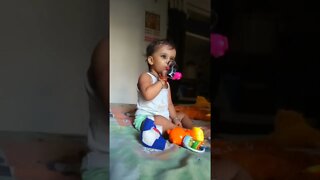 mauli playing with pee pee |toy📯📣|shorts|