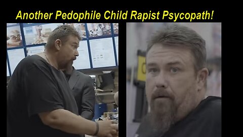 Pedophile Child Rapist Predator Psychopath Orders Fast Food While Being Caught!
