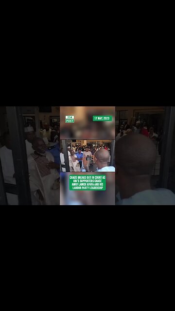Petet Obi’s supporters chased Lamidi Apapa Out of Court #shorts