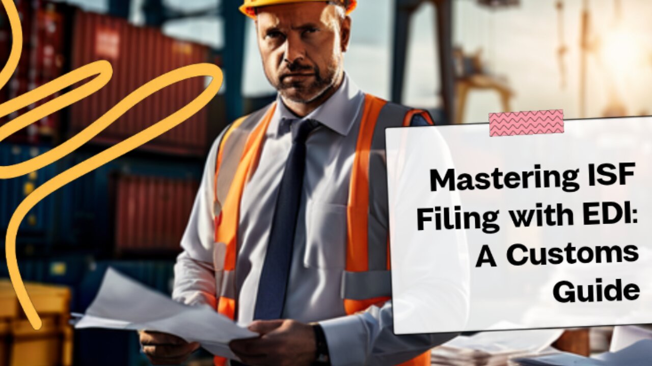 Streamlining ISF Filing with EDI: Efficient and Error-Free Customs Brokerage