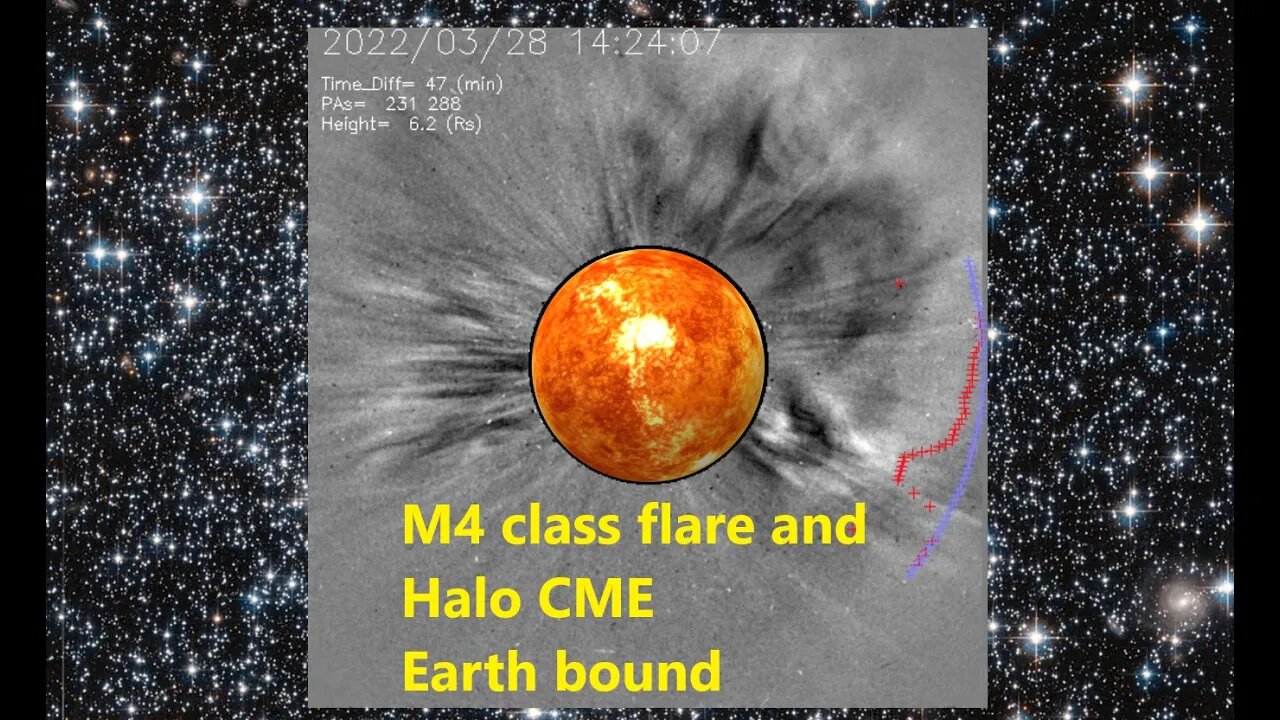 Two M class flares today, CME looks to be on the way to Earth