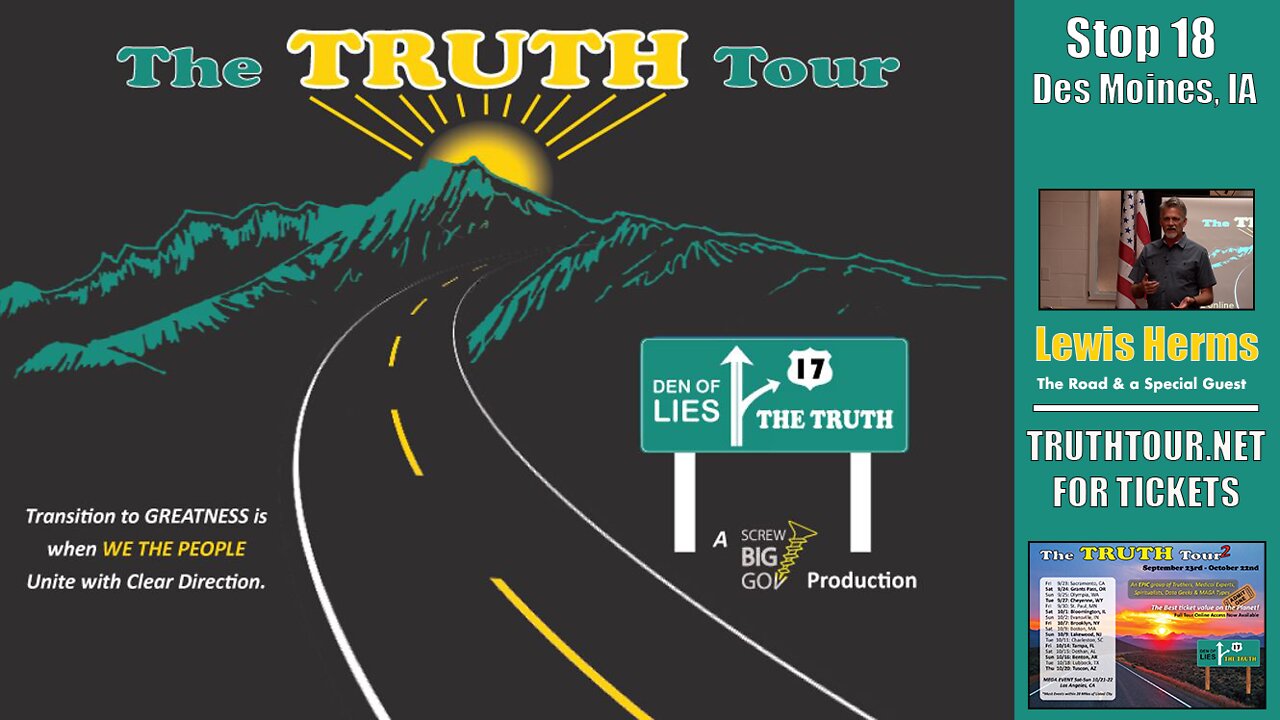 Lewis Herms, THE ROAD & A GUEST, Truth Tour 1, Des Moines IA, 7-18-22