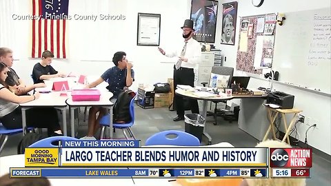 Largo High history teacher dresses like Abe Lincoln, earns both love and respect from students