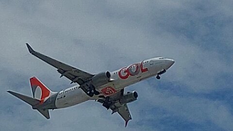 Boeing 737-800 PR-GUP coming from Rio de Janeiro to Fortaleza