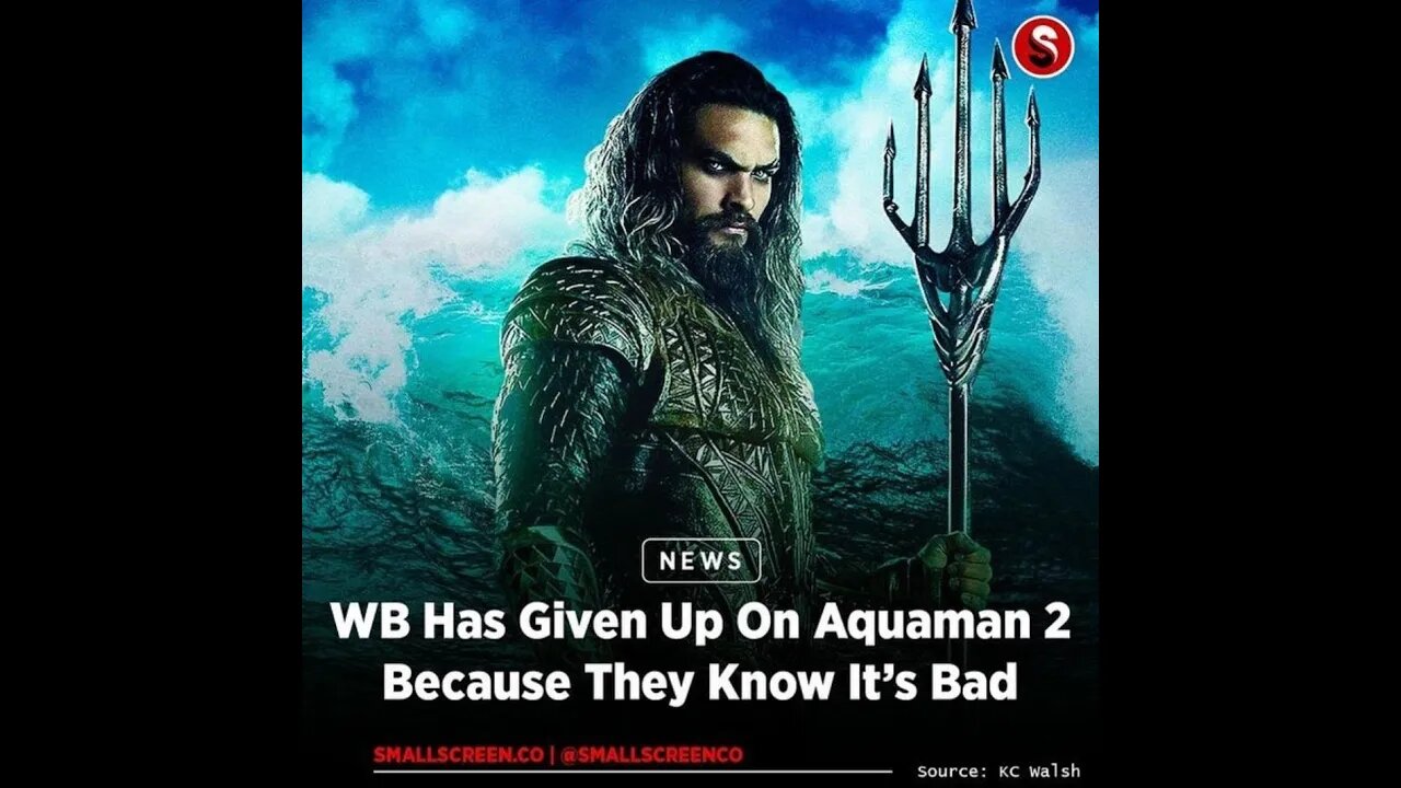 AQUAMAN 2 WB IS DONE