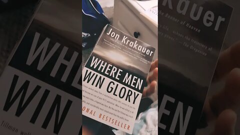 Where Men Win Glory by Jon Krakauer thanks to the Aaron Rodgers Book Club #shorts