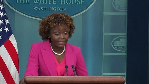 Karine Jean-Pierre Says Biden "Always Is Very Clear" And She's Completely Serious