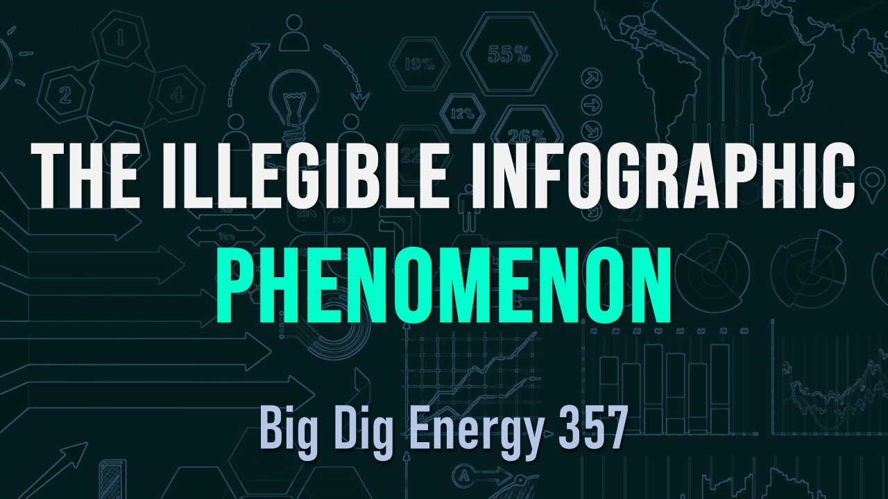 Big Dig Energy 357: The Illegible Infographic Phenomenon