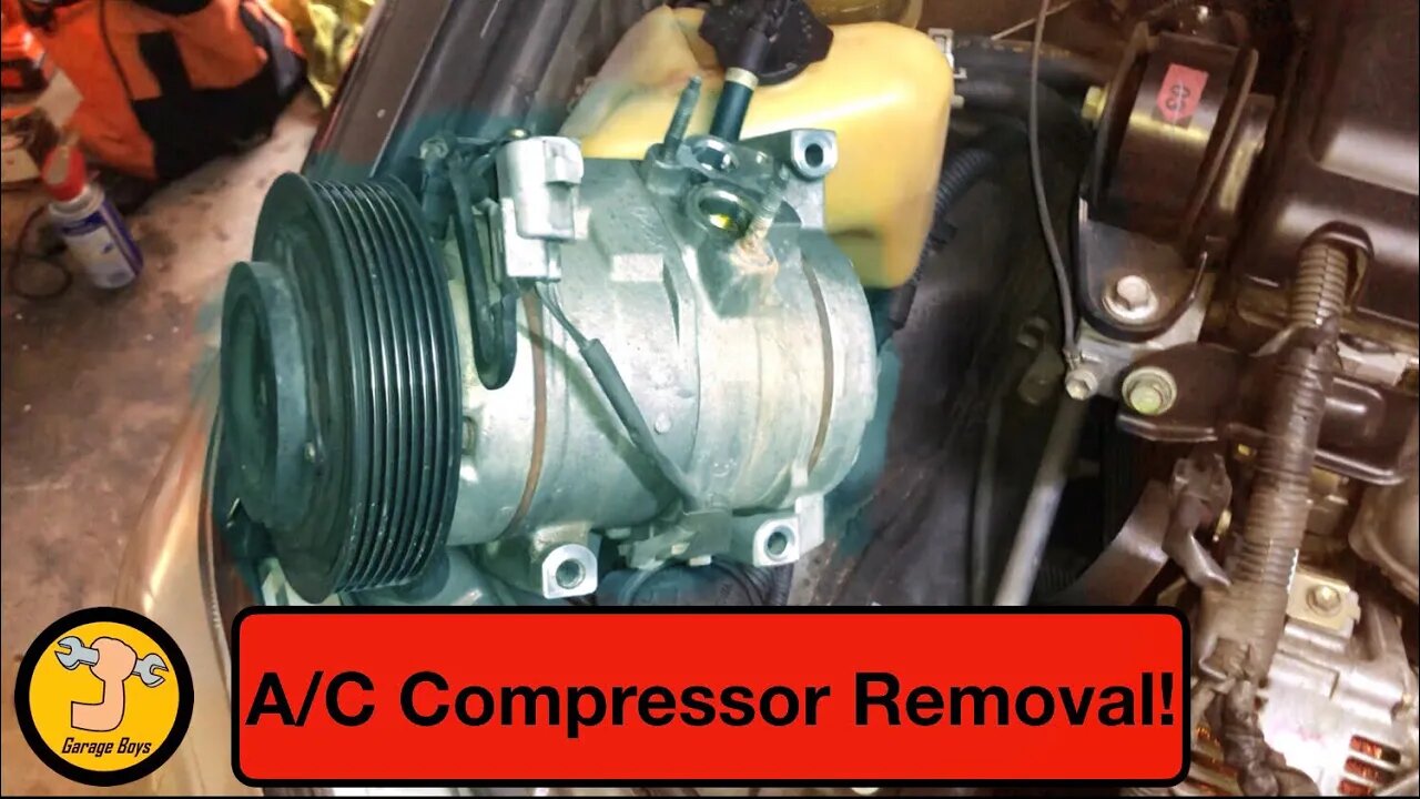Toyota Camry A/C Compressor Removal