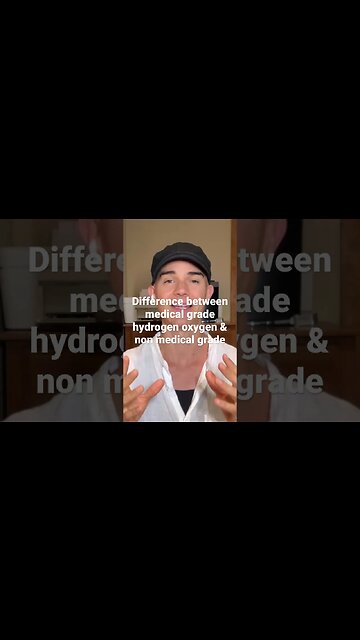 Difference between medical grade molecular #hydrogen H2 & oxygen ozone vs non medical grade?