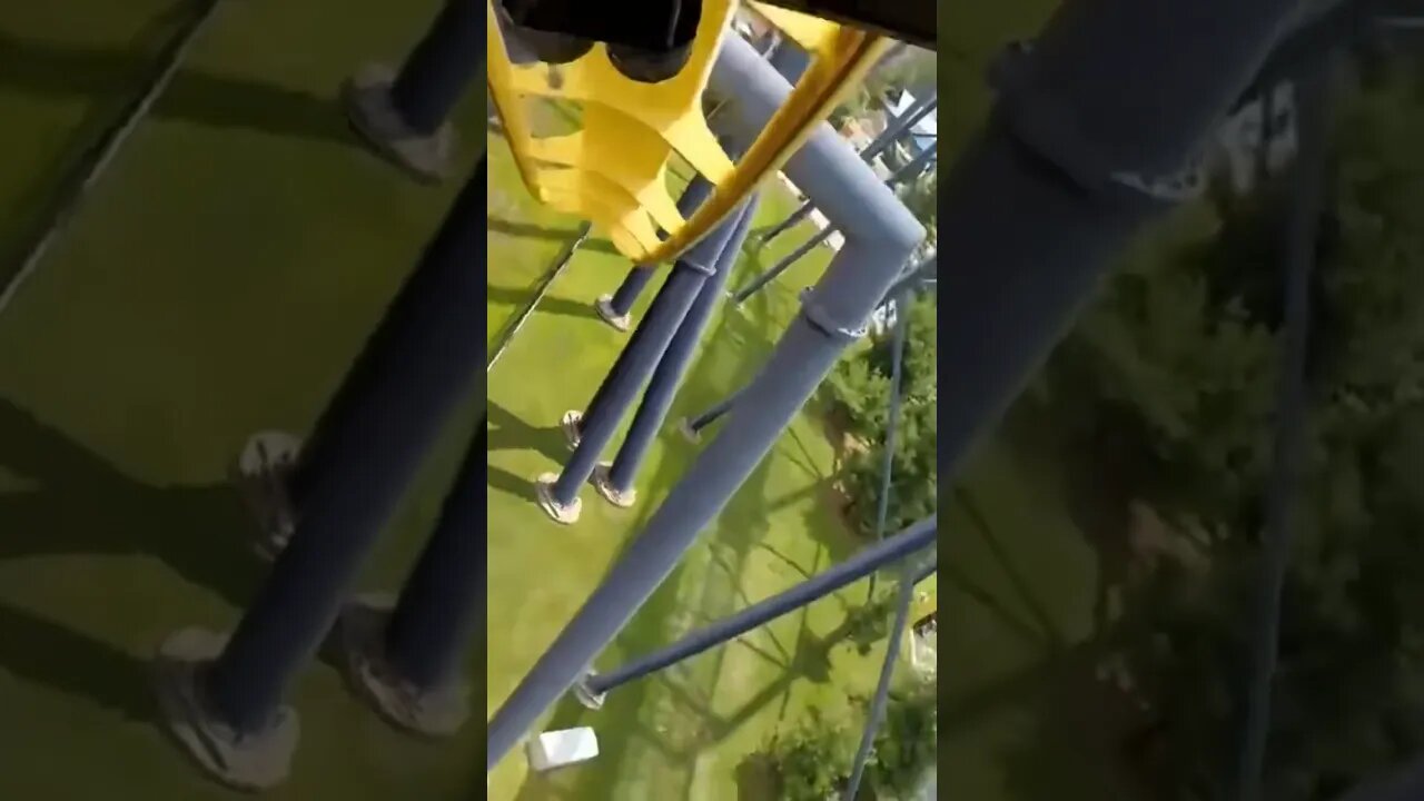 Batman The Ride : Back Seat POV - Six Flags Over Georgia
