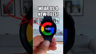 Galaxy Watch 4 gets NEW TILES 🔥 #shorts