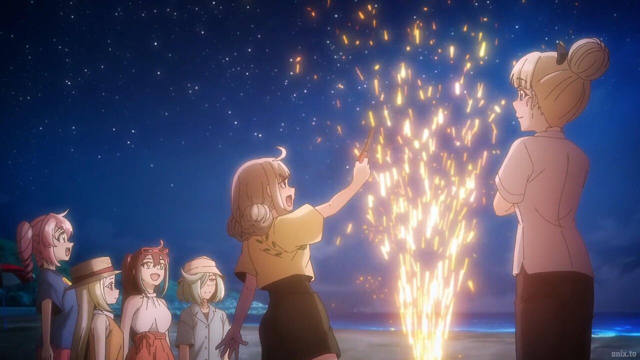 surprisingly wholesome fire works | Gushing Over Magical Girls