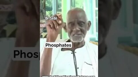 Dr Sebi - The LANGUAGE of BIOCHEMISTRY - PHOSPHATES, CARBONATES, IODIDES & BROMIDES #drsebi #natural