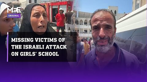 Families search for victims of the Israeli air strikes on a girls’ school that killed 30| CN ✅