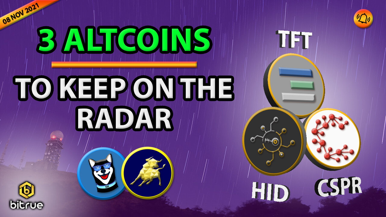 3 ALTCOINS TO KEEP ON THE RADAR