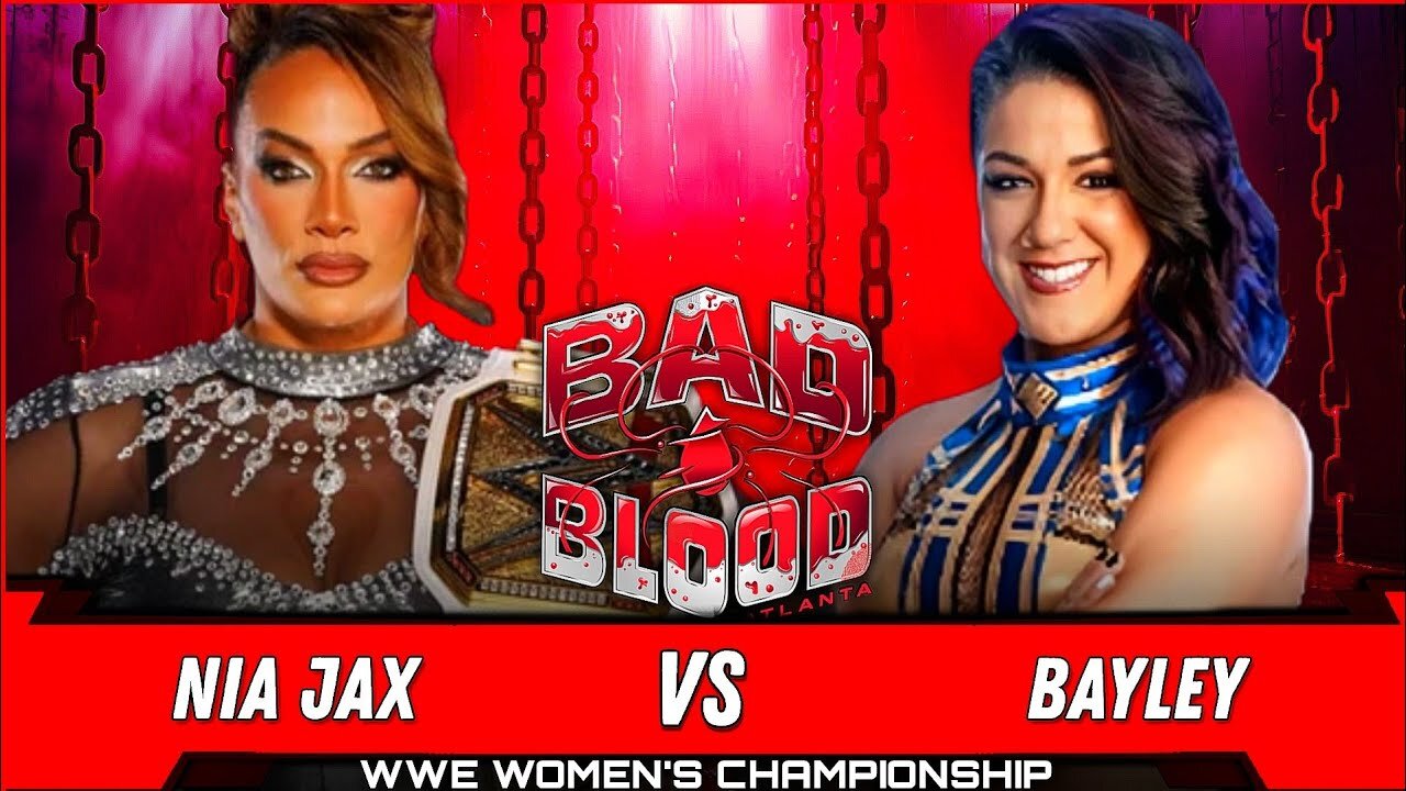 Nia Jax Vs Bayley WWE Bad Blood WWE Women's Championship Prediction