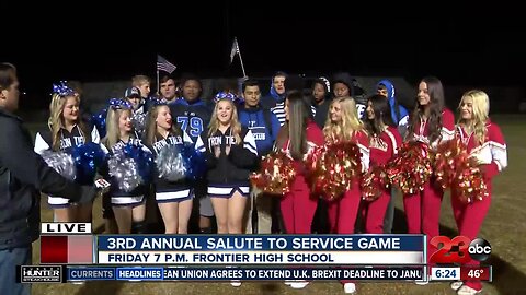 Frontier and Centennial High Schools host 3rd annual Salute to Service game
