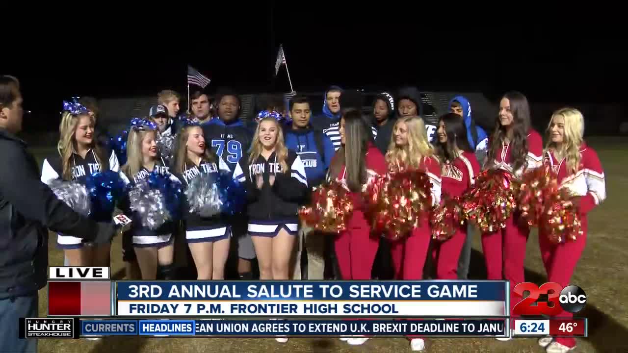 Frontier and Centennial High Schools host 3rd annual Salute to Service game