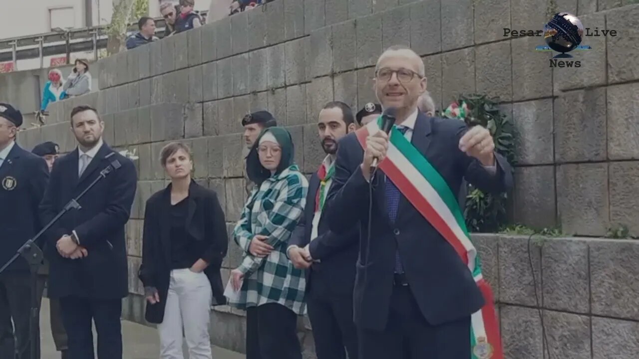 Intervento Matteo Ricci in occasione del 78° Anniversario della liberazione d'Italia.