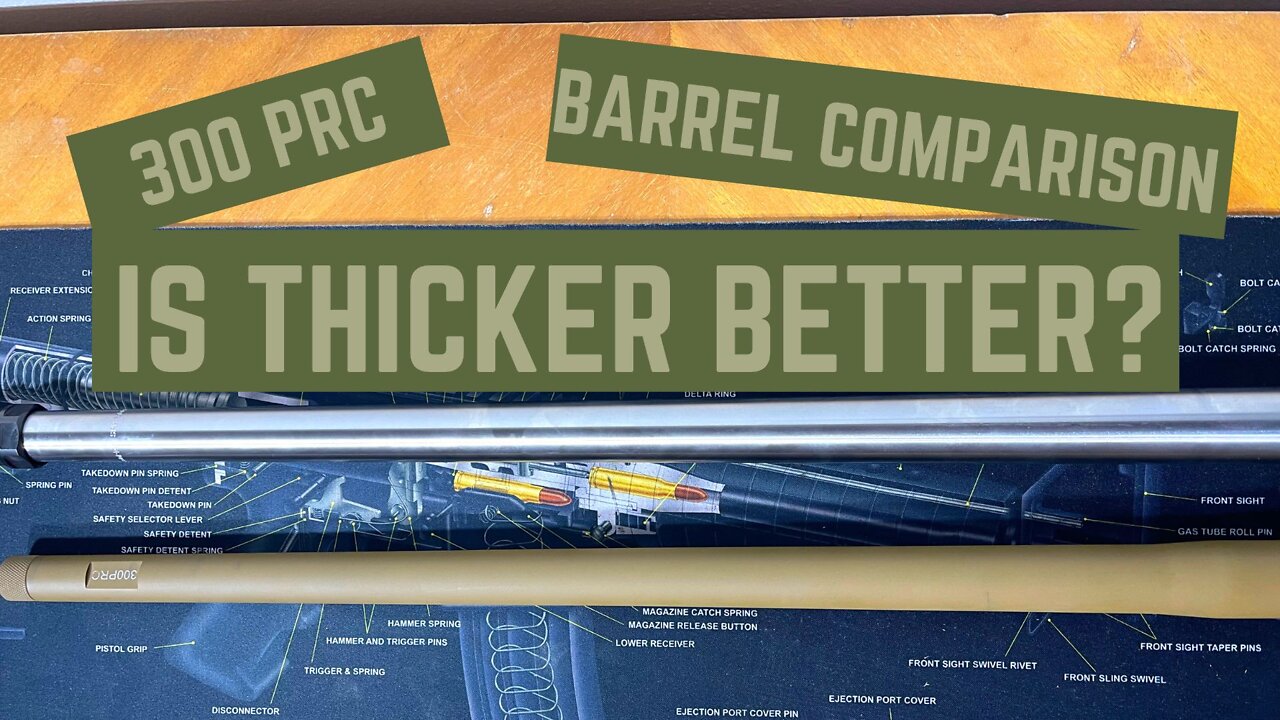 Comparing Barrel Contour for 300 PRC