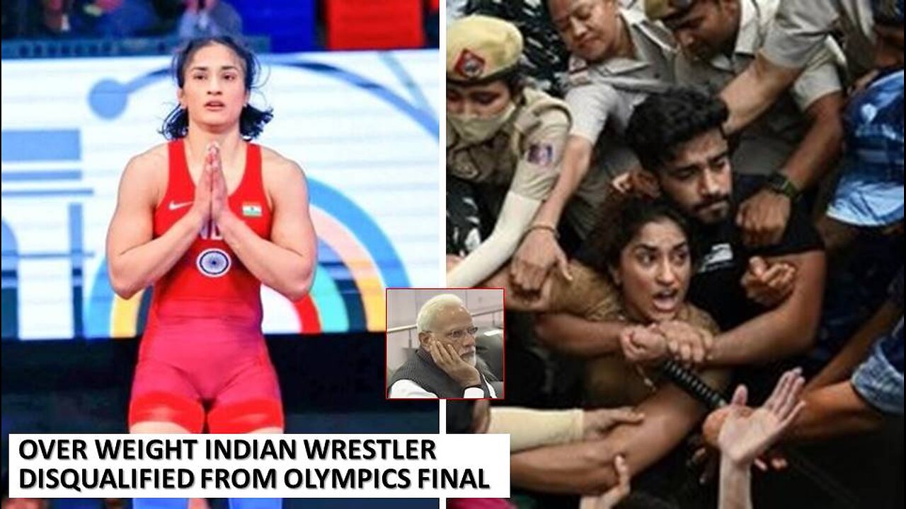 INDIAN FEMALE WRESTLER DISQUALIFIED FROM OLYMPICS FINAL OVER MICRO WEIGHT ISSUE