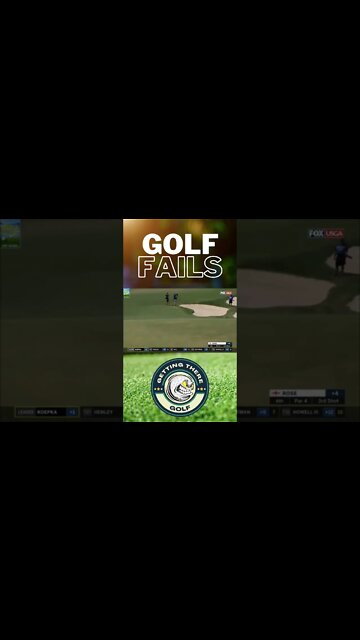 Really unlucky golf shots! 🤣😵⛳️#shorts #golf #pga #livgolftour