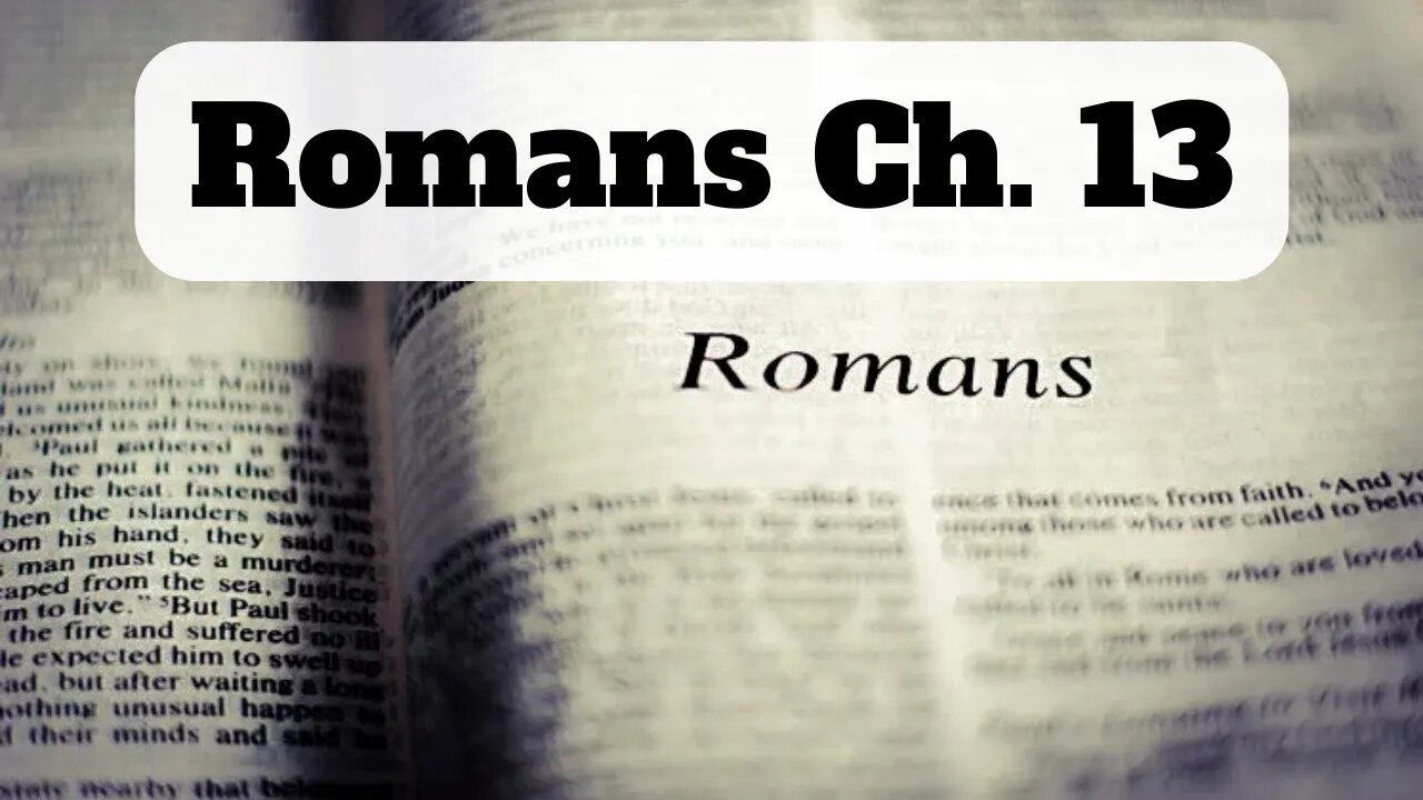 Romans Ch. 13