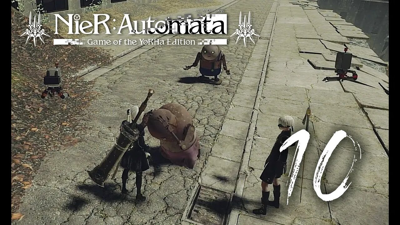 Mother and Child Machine | Nier: Automata | Blind PS4 Gameplay 10 | SpliffyTV