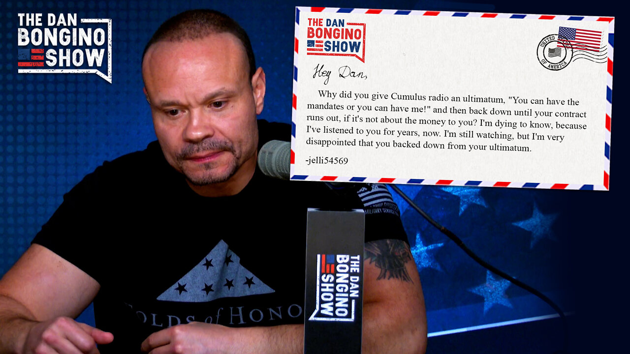 Bongino answers blunt question from a listener on his battle with Cumulus