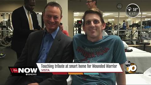 Touching tribute held for a Wounded Warrior at his future home