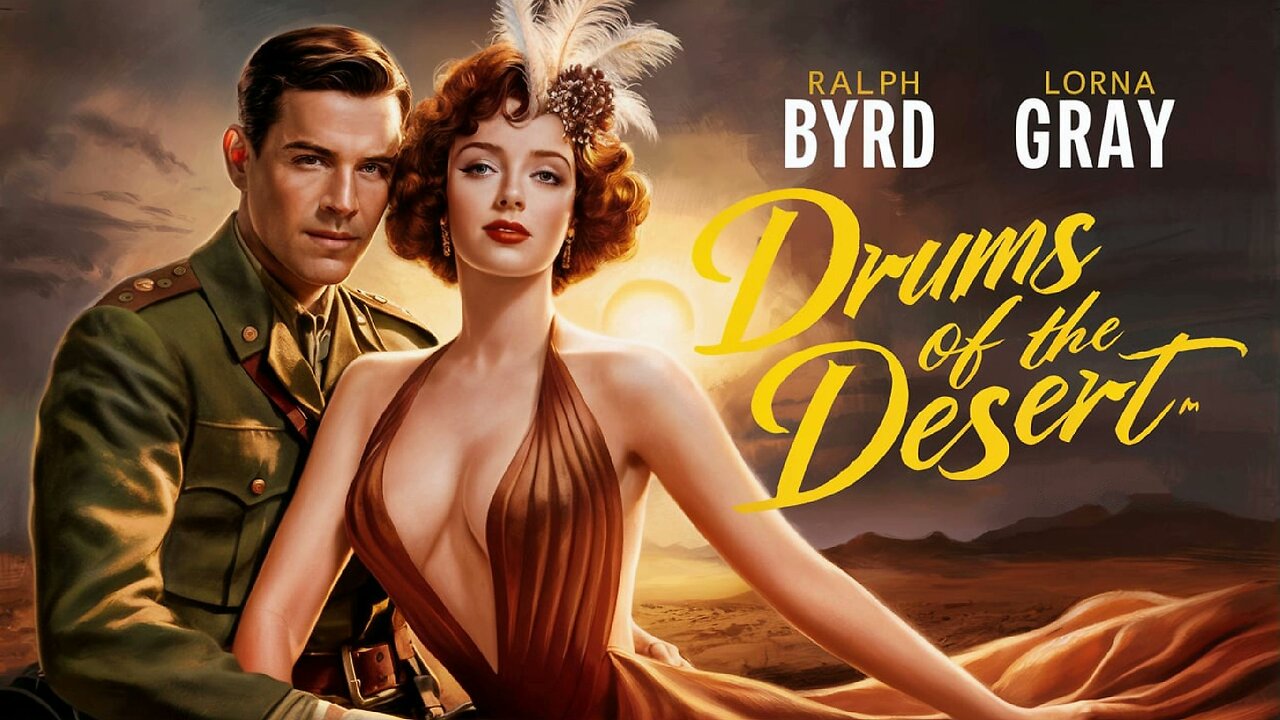 DRUMS OF THE DESERT (1940) Ralph Byrd, Lorna Gray & George Lynn | Adventure, Romance | B&W