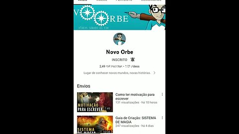 canais para aprender a criar historias