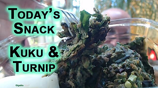 Today's Snacks: Kuku & Turnip [Food Eating ASMR]