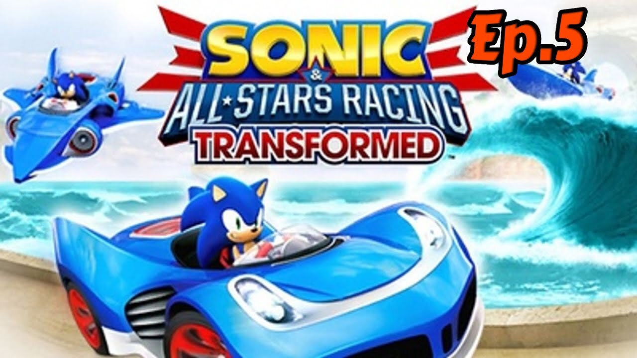 sonic & all stars racing transformed[Ep.5]Tails vs Rosey in racing