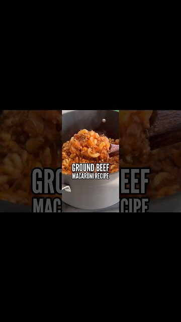Meals Can't Get Easier Than This! Even with Screaming Kids - Ground Beef Macaroni #shorts