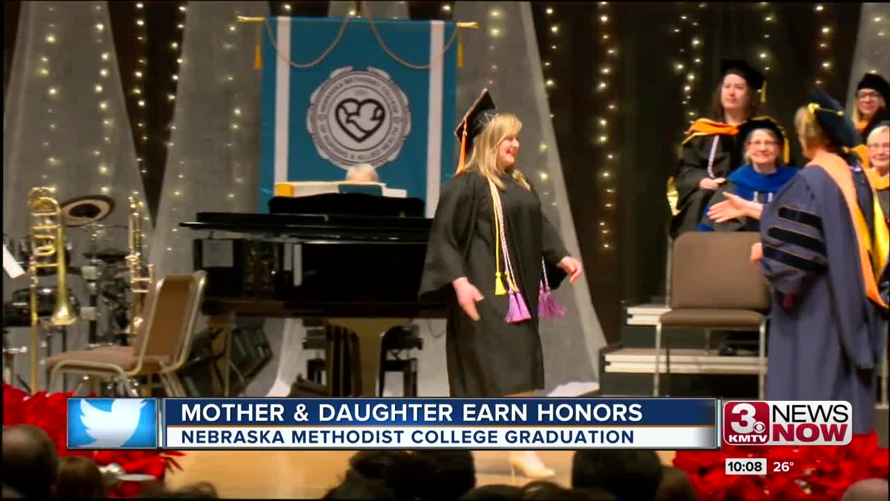 Mother, daughter earn honors at Nebraska Methodist College