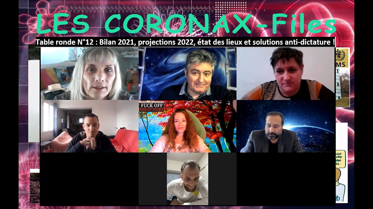 Table ronde N°12 : Bilan 2021, projections 2022, état des lieux et solutions anti-dictature !