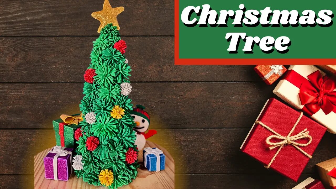 DIY - How to Make Christmas Tree EVA Foam