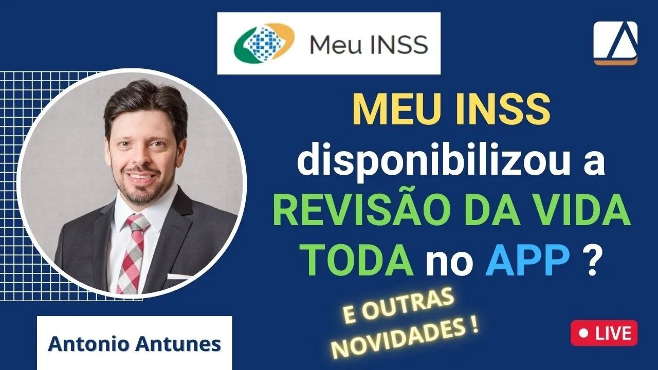 INSS disponibilizou no App "Meu INSS" a Revisão da Vida Toda ?