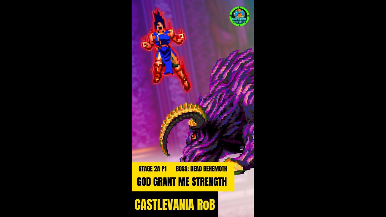 THE MYSTERIOUS DEAD BEHEMOTH + STAGE 2 P1 - Castlevania Rondo of Blood Live Shorts #bossbattle