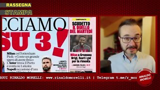 Sorteggi Champions 3su3? Stasera torna la Serie A: Napoli e Milan. Rassegna Stampa ep.169 | 8.11.22