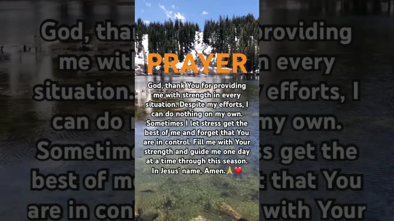 Follow Jesus🙏❤️ A Prayer for Strength #faith #god #jesus #repentance #believe #jesussaves #prayer