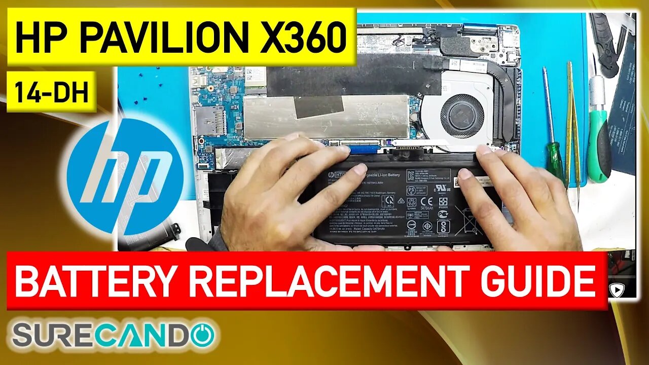 Revive Your HP Pavilion x360 - 14-dh_ Easy Battery Replacement & Health Checkup!