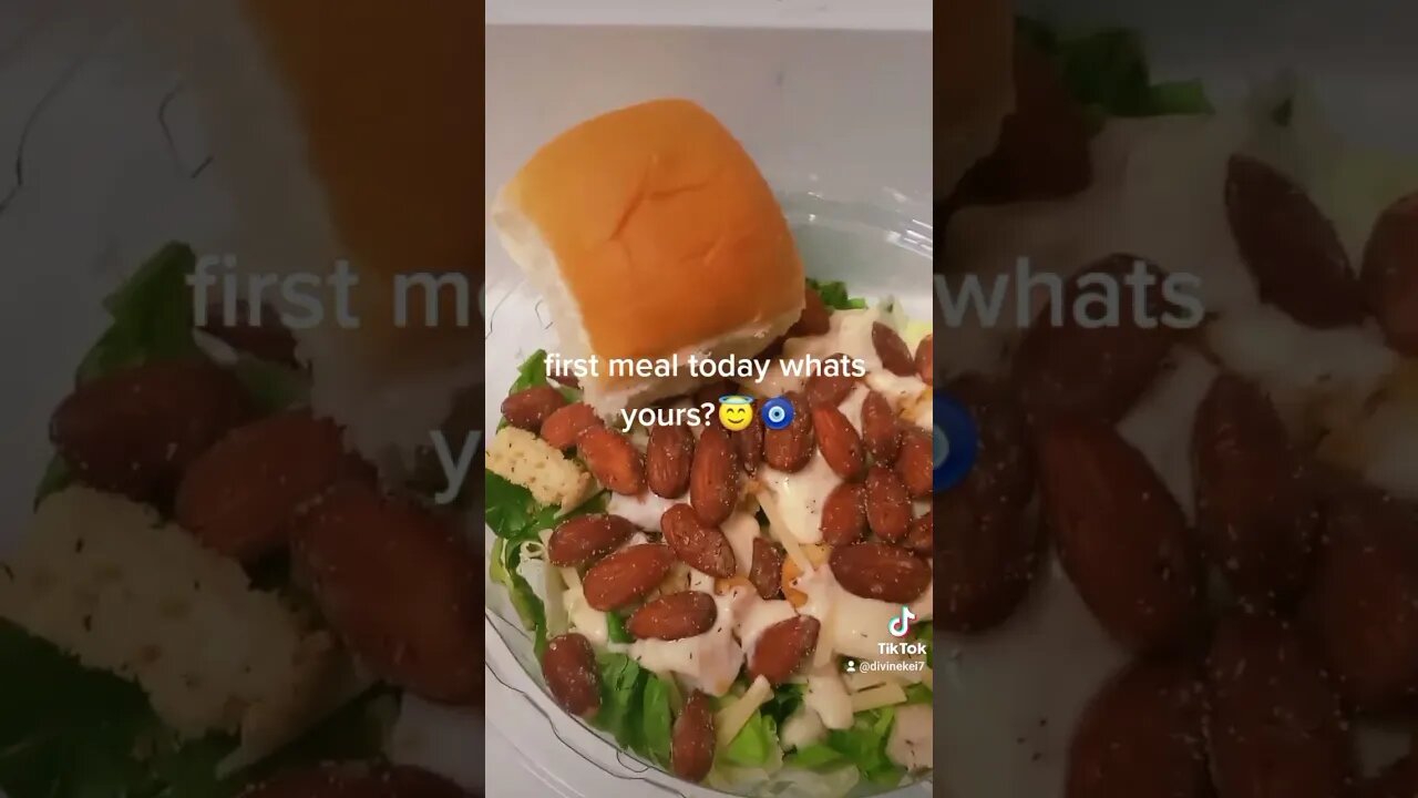 first meal eating more greens😇🧿