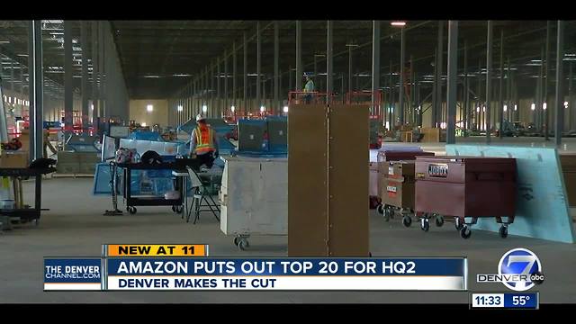 Denver among top 20 candidates for Amazon’s second North American headquarters