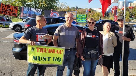 2024 10 19, Port Credit Mississauga, Protest