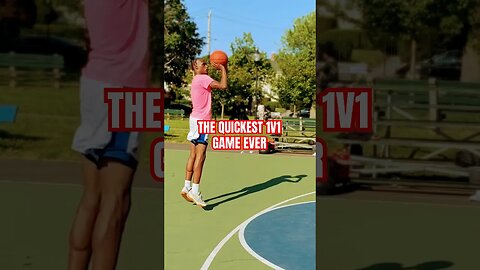 THE QUICKEST GAME OF 1V1 IVE EVER SEEN!!!! #shorts #basketball #highlights #trending #viral