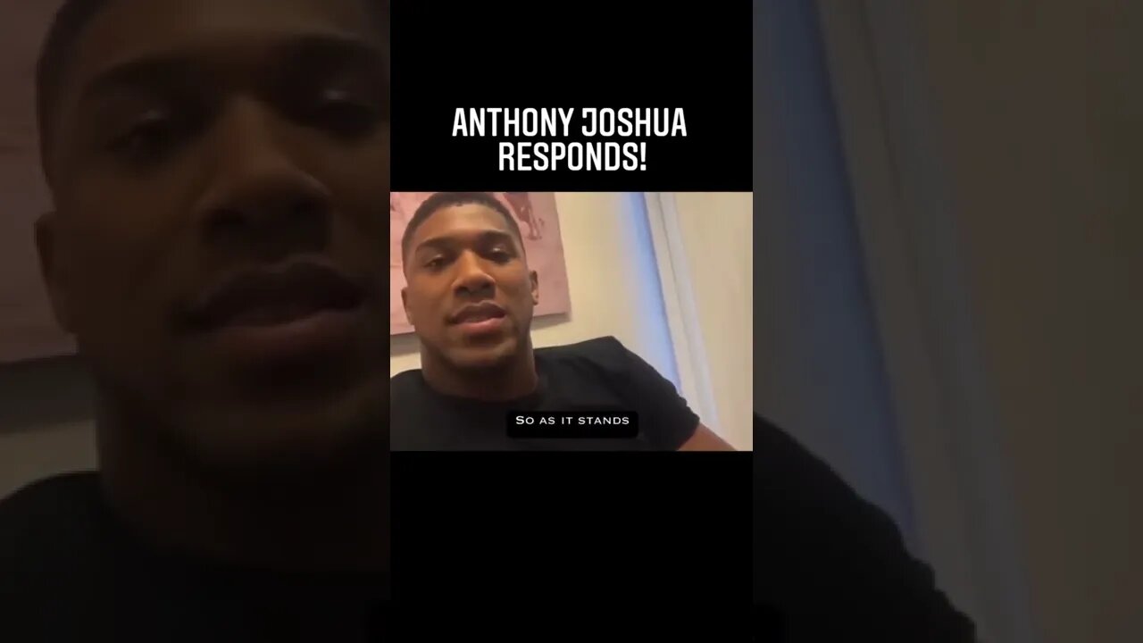 Anthony Joshua fires back at claims he will step aside for Tyson Fury to fight Oleksandr Usyk