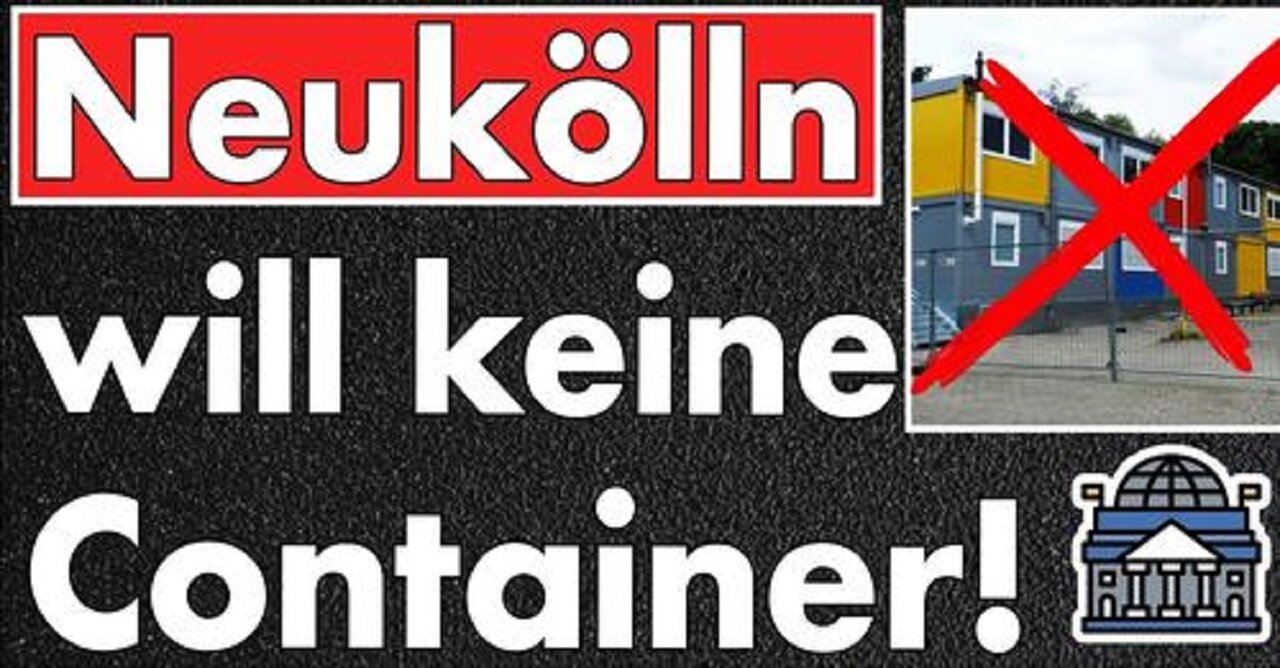 Infoveranstaltung eskaliert! Bürger wollen keine Container in Berlin Neukölln! Geliefert wie gewählt